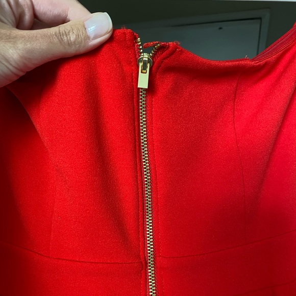 Express Red Jumpsuit - Picture 4 of 6